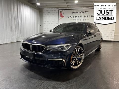 1 image of 2018 BMW 5 Series M550i xDrive Sedan  Sport Suspension, Premium Audio, 360 Camera, Sunroof, Leather Seats, Heated Seats, Apple Carplay.  - $407 B/W