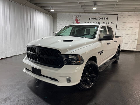 1 image of 2020 Ram 1500 Classic Black Express   -  Night Edition - Google Android Auto - Apple CarPlay - Class IV hitch receiver-- $234 B/W (plus taxes & licensing)